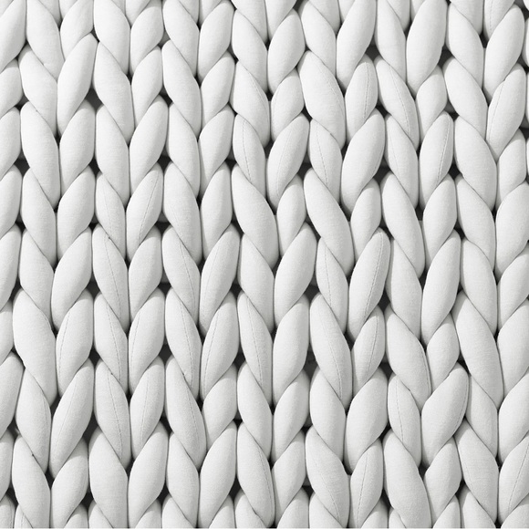 NWT Gravity Chunky Knit Weighted Blanket - Picture 4 of 8